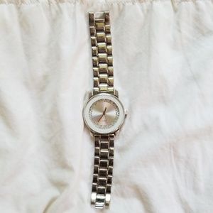 silver watch